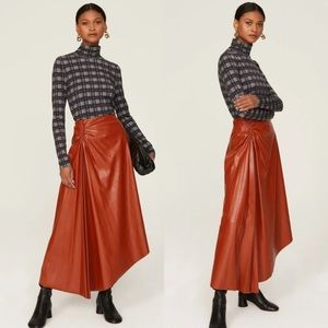 A.L.C. Tracy Skirt in Orange Size 4